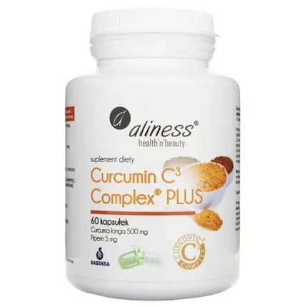 Preț promoțional Supliment Vitamină, Aliness, Curcumin C3 Complex, 60 capsule