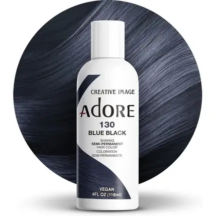 Ofertă Vopsea păr, Adore, 130, negru albastru, 118ml