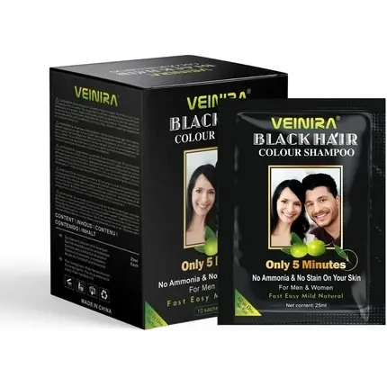Șampon Colorant, Veinira, Negru, 250 g Reducere extra