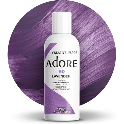 Vopsea păr, Adore, Lavender 90, 118ml Livrare rapidă