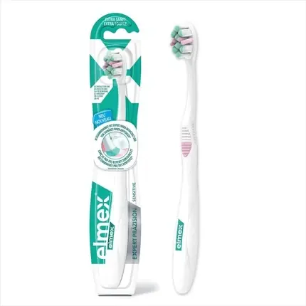 Periuță dinți, Elmex, Expert Precision, verde Ofertă de sezon