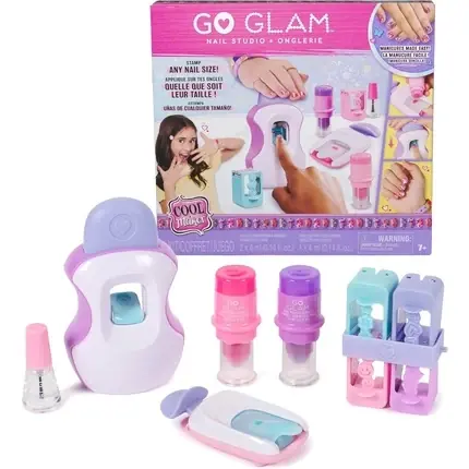 Lichidare de stoc Kit unghii artificale, Cool Maker, Glam Studio, mov