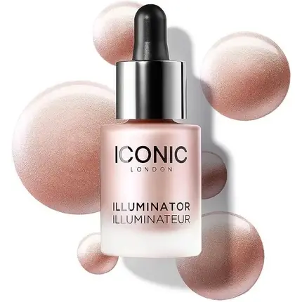 Disponibil imediat Highlighter Iconic London Illuminator Waves Roz 13.5ml