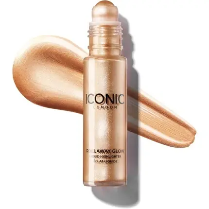 Expediere rapidă Highlighter, Iconic London, Rollaway Glow, auriu, 8ml