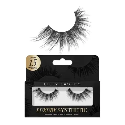 Plată sigură Gene false, Lilly Lashes, sintetice, 15mm