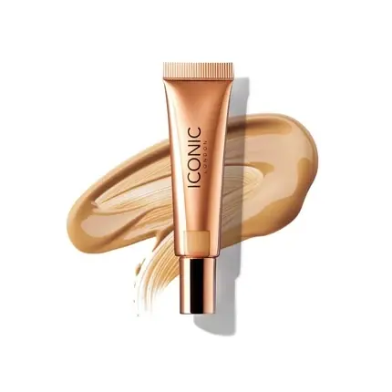 Bronzer lichid Iconic London Sheer, auriu deschis Noutate