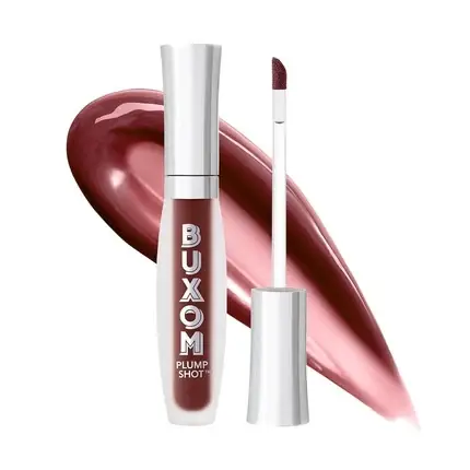Cumpărături sigure Ser pentru buze Buxom, Plump Shot, infuzat cu colagen, roz