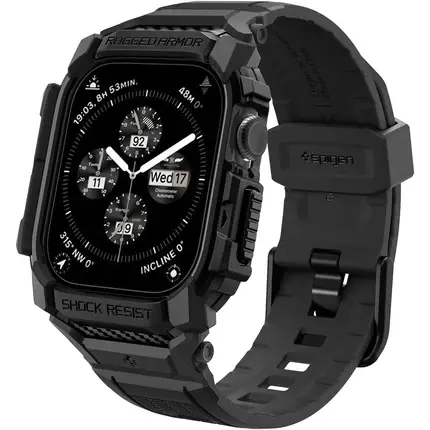 Noutate Husă ceas Spigen Rugged Armor Pro negru