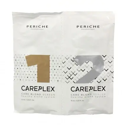 Periche Careplex Blond Treatment, 10ml + 15ml, set de 2, alb/auriu Super ofertă