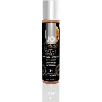 Lubrifiant intim, System Jo, JO Gelato Creme Brulee, gust cremă brulée, 30 ml Reducere de preț