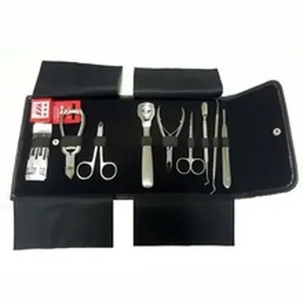 Set Instrumente Pedichiură SurgiCare, 10 piese, Set profesional pentru îngrijirea picioarelor, Material inoxidabil Preferatul clienților