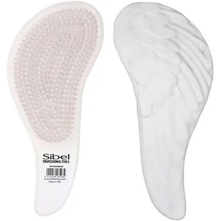 Perie detanjare Sibel D‘Meli Angel & Brush White, design aripi, culoare alb Expediere rapidă