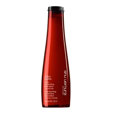 Plată sigură Șampon pentru păr colorat, Shu Uemura, Color Lustre, 300 ml, sticlă roșie