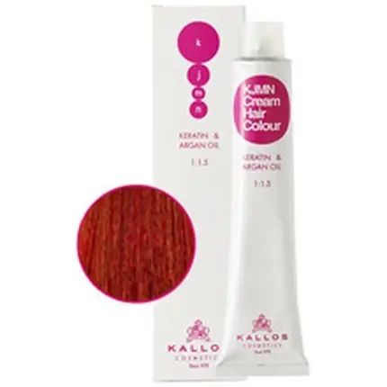 Vopsea de păr cremă Kallos Kjmn Cream Hair Colour 10 Black, 100 ml Reducere specială