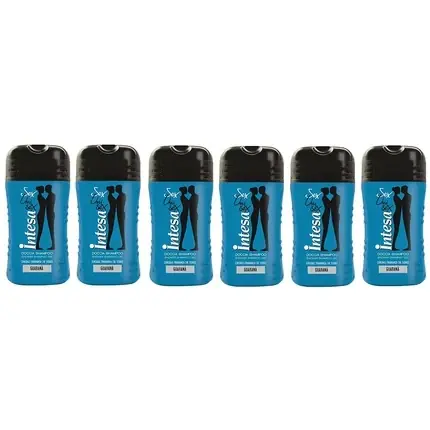 Gel de Duș și Șampon 2 în 1, Intesa Guarana Sex, 250 ml, albastru Cel mai vândut