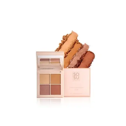 Set Farduri Piese, SOSU Cosmetics, Nude Eyeshadow Quad, culori nude, capacitate 39 g Ofertă specială