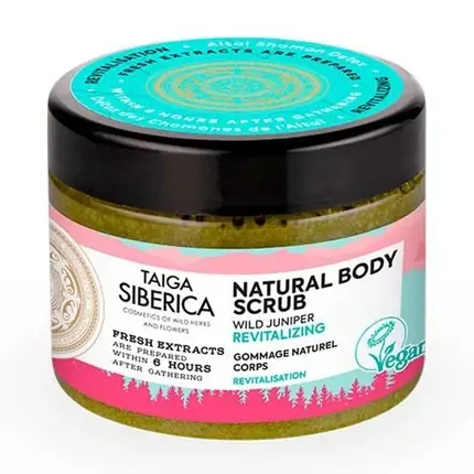 Bestseller Scrub Corporal Natura Siberica Taiga Natural Body Scrub Wild Juniper Verde