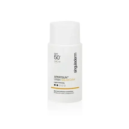 Cel mai bun preț Singuladerm Xpertsun Urban Natural Light Intensity SPF 50, Cremă protectoare facială, alb