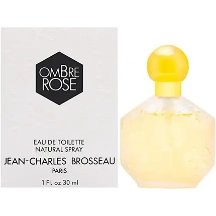 Eau de Toilette Jean-Charles Brosseau Ombre Rose L‘Original 30ml sticlă hexagonală galbenă Ultima șansă