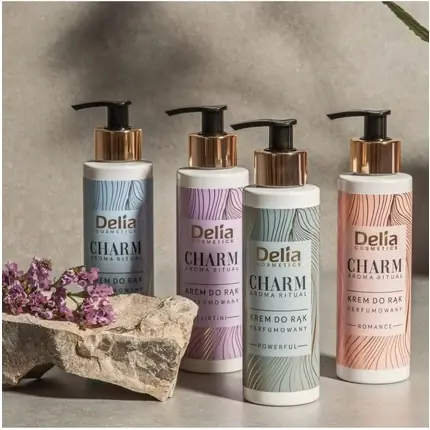 Cremă de mâini Delia Charm Flirting mov 200ml Reducere de preț