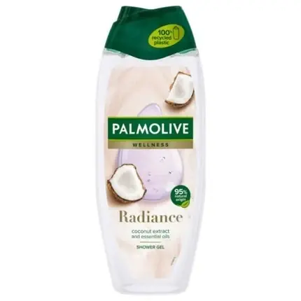 Gel de duș Palmolive Wellness Radiance, 500ml, extract de cocos Ieftin