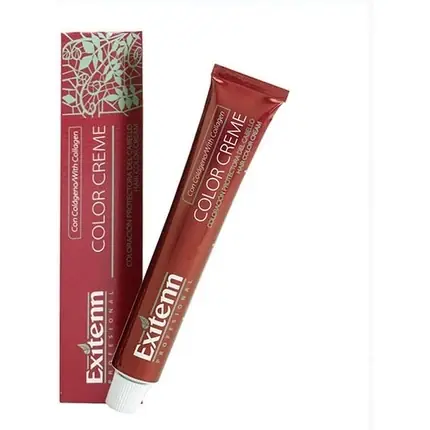 Ofertă de sezon Vopsea permanentă pentru păr Exitenn Color Creme 60ml, Culoare Roșu
