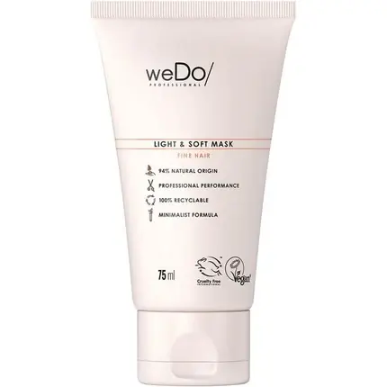 Cumpără online Mască de păr weDo/Professional Light & Soft Mask pentru păr fin, 75ml
