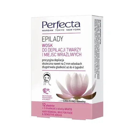 Perfecta Epilady Wax For Facial And Sensitive Areas - 12 Strips Ofertă de sezon