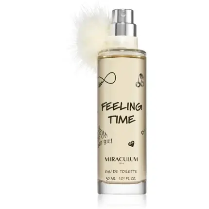 Eau De Toilette Miraculum Feeling Time, 50ml cu puf decorativ Cel mai bun preț