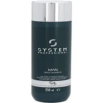 Preferatul clienților Șampon pentru păr, System Professional Man Triple Shampoo M1, 250ml