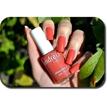 Reducere specială Lac de unghii hipoalergenic Andreia, Coral, 12ml