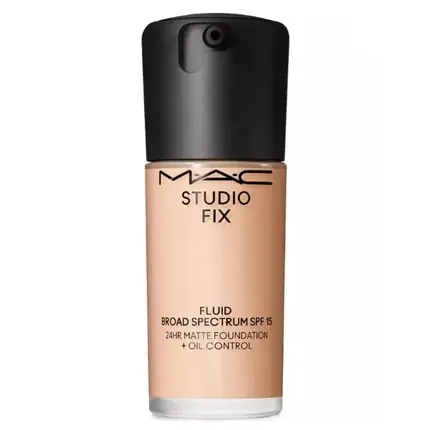 M.A.C Studio Fix Fluid N4.5 Fair Beige, SPF 15, 30 ml, Fundație de machiaj mat Cel mai vândut