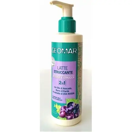 Lapte Demachiant Geomar 2-in-1 cu Ulei de Avocado și Butiră de Karite, 200ml Ofertă limitată
