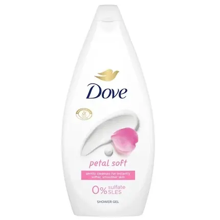 Expediere rapidă Gel de duș Dove Petal Soft, curățare blândă cu parfum floral plăcut, 447g