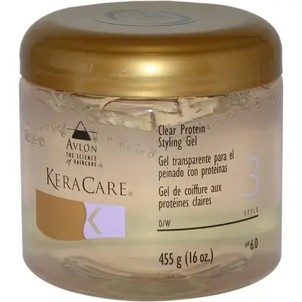 Gel de păr Avlon KeraCare Clear Protein Styling Gel, transparent, 455g Popular