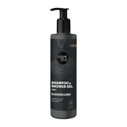 Șampon și Gel de Duș Organic Shop Men Blackwood 2in1, 280ml Super ofertă