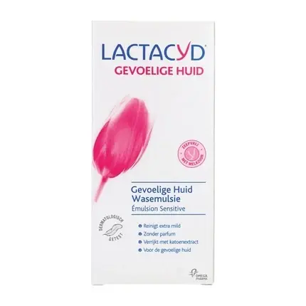 Lichidare de stoc Emulsie de Spălare Lactacyd pentru Piele Sensibilă, 265g, Culoare Roz