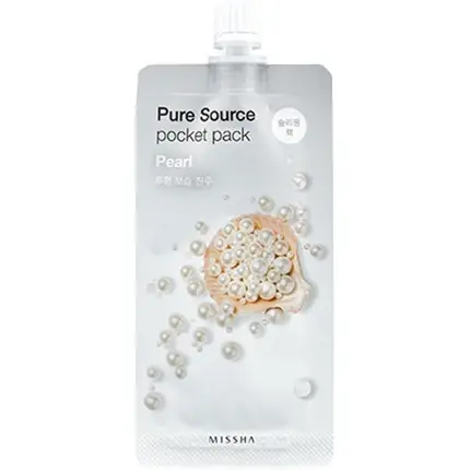 Chilipir Mască de față Missha Pure Source Pocket Pack Pearl 10 Ml