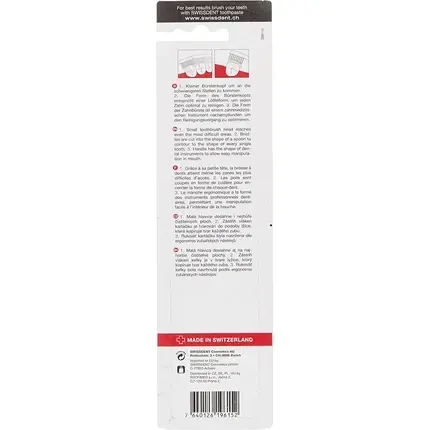 Periuță de dinți Swissdent Professional Gentle Trio Alb Gri Negru Preț redus