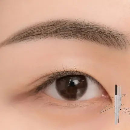 Creion pentru sprâncene Rom&nd HAN ALL SHARP BROW C1 Classic Gray, Dual-Sided Fine Tip Reducere de preț