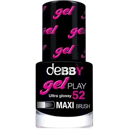 Plată sigură Gel Polish Debby Gel Play 52 Absolute Black