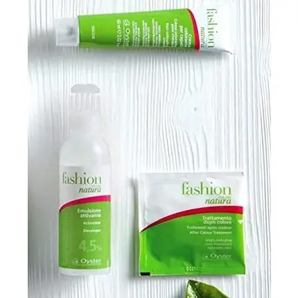 Vopsea de păr Fashion Natural Castano Chiaro 5.0, Ambalaj verde, 125g Premium