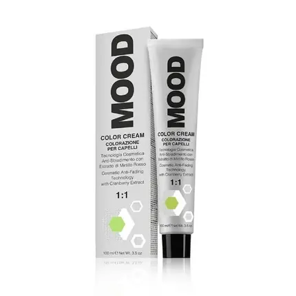 Cremă de vopsit păr MOOD Color Cream Dark Brown 100ml - Ambalaj 3 buc Livrare expres