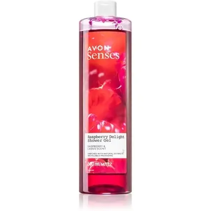 Gel de duș Avon Senses Raspberry Delight, 500 ml Livrare rapidă