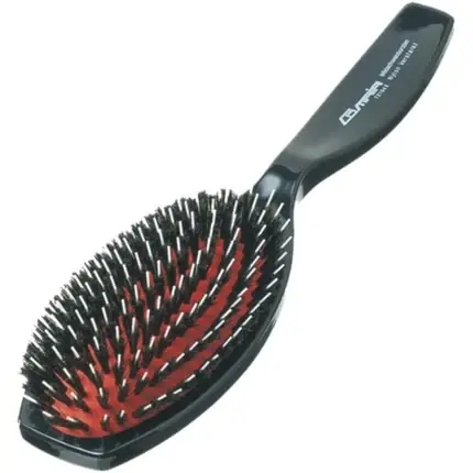 Popular Perie Păr Pneumatică cu Mătura de Porc și Nylon, Neagră