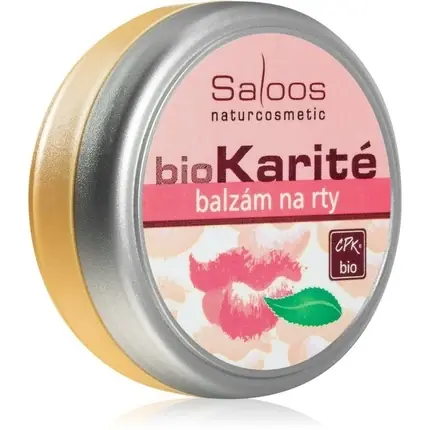Saloos balzám pentru buze BioKarité, 19 ml, ambalaj metalic Plată sigură