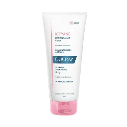 Lapte de corp Ducray Ictyane 200ml pentru piele normală și uscată Noutate