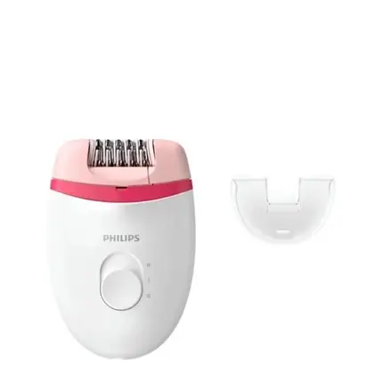 Epilator Philips Satinelle Essential Compact Bre2350, Alb cu roz Cel mai bun preț