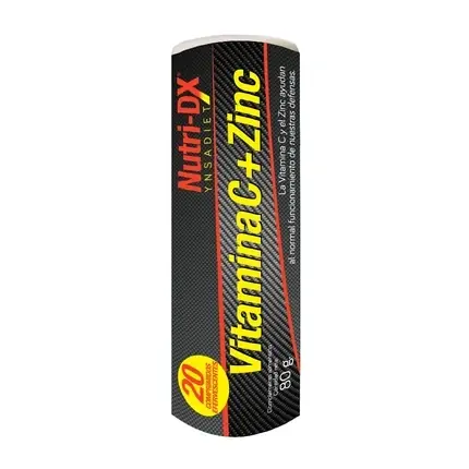 Reducere extra Tablete efervescente Ynsadiet Vitamina C și Zinc, 20 buc