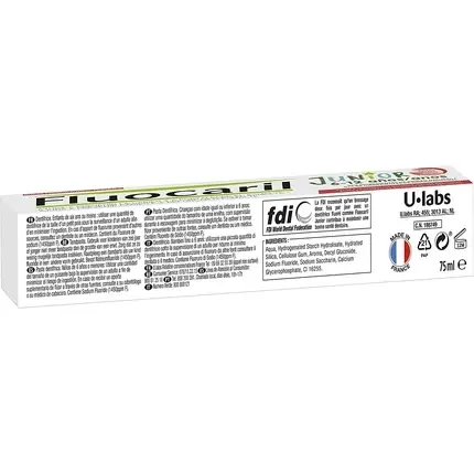 Pastă de dinți copii, Fluocaril Junior 6-12 ani, Gust Fructe Roșii, 75ml Bestseller